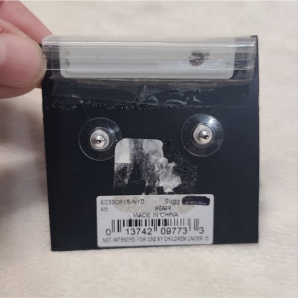 Givenchy Faux Pearl & Crystal Drop Earrings - Picture 2 of 4